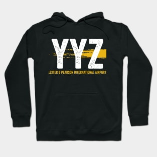 YYZ Airport Code Toronto International Airport Hoodie